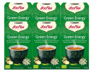 Yogi Tea Green Energy Voordeelverpakking 6x17ST