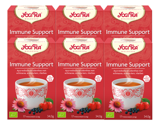 Yogi Tea Immune Support Voordeelverpakking 6x17ST  Yogi Tea Immune Support Voordeelverpakking 6x17ST