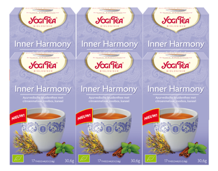 Yogi Tea Inner Harmony Voordeelverpakking 6x17ST Yogi Tea Inner Harmony Voordeelverpakking 6x17ST