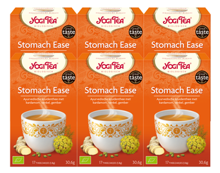 De Online Drogist Yogi Tea Stomach Ease Voordeelverpakking 6x17ST aanbieding