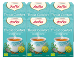 Yogi Tea Throat Comfort Voordeelverpakking 6x17ST Yogi Tea Throat Comfort Voordeelverpakking 6x17ST