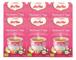 Yogi Tea Women's Tea Voordeelverpakking 6x17ST Yogi Tea Women's Tea Voordeelverpakking 6x17ST