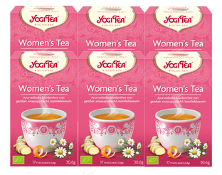 Yogi Tea Women's Tea Voordeelverpakking 6x17ST