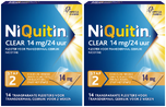 Niquitin Clear Pleisters 14mg Stap 2 Duoverpakking 2x14ST