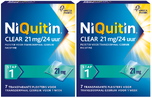 Niquitin Clear Pleister Twee Weken Behandeling 2x7ST Niquitin Clear Pleister Twee Weken Behandeling 2x7ST