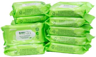 De Online Drogist Smartkids Ecologische Babydoekjes Voordeelverpakking 12x60ST aanbieding