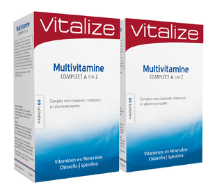 Vitalize Multivitamine Tabletten Voordeelverpakking 2x60TB