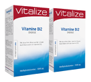 Vitalize Vitamine B12 Smelttabletten Voordeelverpakking 2x100TB Vitalize Vitamine B12 Smelttabletten Voordeelverpakking 2x100TB