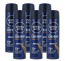 Nivea Men Deep Espresso Anti-Transpirant Spray Voordeelverpakking 6x150ML