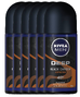 Nivea Men Deep Espresso Anti-Transpirant Roll-On Voordeelverpakking 6x50ML
