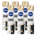 Nivea Black & White Silky Smooth Deodorant Spray Voordeelverpakking 6x150ML Nivea Black & White Silky Smooth Deodorant Spray Voordeelverpakking 6x150ML