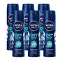 Nivea Men Dry Fresh Deodorant Spray Voordeelverpakking 6x150ML