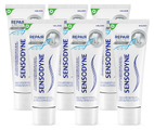 Sensodyne Repair & Protect Deep Repair Whitening tandpasta Multiverpakking 6x75ML