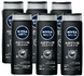 Nivea Men Active Clean Shower Gel Voordeelverpakking 6x500ML 