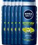 Nivea Men Energy Shower Gel Voordeelverpakking 6x500ML