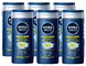 Nivea Men Power Refresh Shower Gel Voordeelverpakking 6x250ML Nivea Men Power Refresh Shower Gel Voordeelverpakking 6x250ML