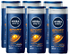 Nivea Men Sport Shower Gel Voordeelverpakking 6x250ML Nivea Men Sport Shower Gel Voordeelverpakking 6x250ML