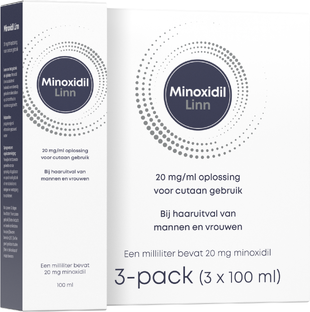Linn Minoxidil Linn 20 mg/ml oplossing 3x100ML Linn Minoxidil Linn 20 mg/ml oplossing 3x100ML