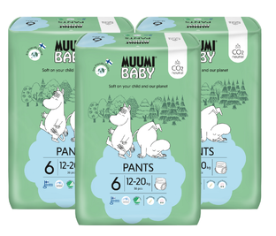 Muumi Baby Ecologische Luierbroekjes 6 Junior Voordeelverpakking 3x36ST
