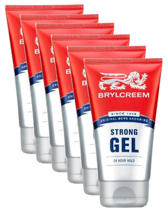 Brylcreem Strong Gel - 24 Hour Hold Multiverpakking 6x150ML