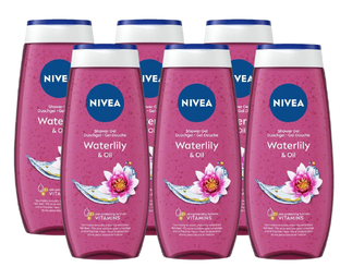 Nivea Waterlily & Oil Douchegel Voordeelverpakking 6x250ML