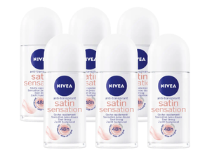 Nivea Satin Sensation Anti-Transpirant Roll-On Voordeelverpakking 6x50ML