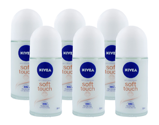 Nivea Satin Sensation Anti-Transpirant Roll-On Voordeelverpakking 6x50ML