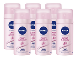 Nivea Pearl & Beauty Deodorantspray Mini Voordeelverpakking 6x35ML Nivea Pearl & Beauty Deodorantspray Mini Voordeelverpakking 6x35ML