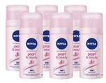 Nivea Pearl & Beauty Deodorantspray Mini Voordeelverpakking 6x35ML