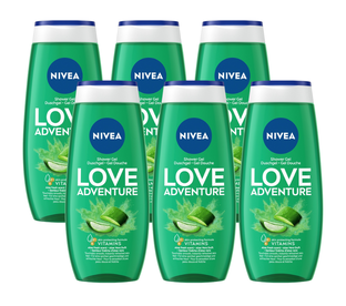 Nivea Love Aloë Showergel Voordeelverpakking 6x250ML