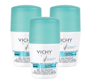 Vichy Anti-Transpiratie Anti-Witte en Gele Vlekken Roller 48 uur - Multiverpakking 3x50ML Vichy Anti-Transpiratie Anti-Witte en Gele Vlekken Roller 48 uur - Multiverpakking 3x50ML