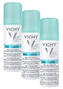 Vichy Deodorant Intense Transpiratie spray 48 uur anti-strepen - Multiverpakking 3x125ML