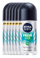 Nivea Men Fresh Kick Anti-Transpirant Roll-On Voordeelverpakking 6x50ML