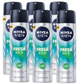 Nivea Men Fresh Kick Anti-Transpirant Spray Voordeelverpakking 6x150ML Nivea Men Fresh Kick Anti-Transpirant Spray Voordeelverpakking 6x150ML