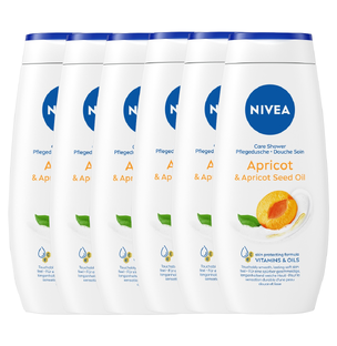 Nivea Apricot & Apricot seed Oil Care Shower Multiverpakking 6x250ML