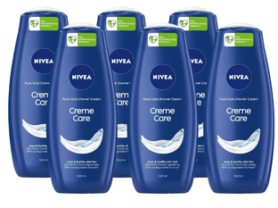 De Online Drogist Nivea Care Cream Shower Multiverpakking 6x500ML aanbieding