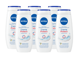 Nivea Care Shower Creme Protect Multiverpakking 6x250ML Nivea Care Shower Creme Protect Multiverpakking 6x250ML