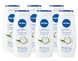 Nivea Coconut & Jojoba Oil Care Shower Multiverpakking 6x250ML 