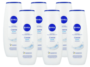 Nivea Crème Soft Shower Cream Multiverpakking 6x500ML Nivea Crème Soft Shower Cream Multiverpakking 6x500ML