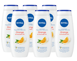 Nivea Orange & Avocado Oil Care Shower Multiverpakkingen 6x250ML