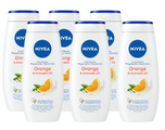 Nivea Orange & Avocado Oil Care Shower Multiverpakkingen 6x250ML Nivea Orange & Avocado Oil Care Shower Multiverpakkingen 6x250ML