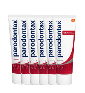Parodontax Original dagelijkse tandpasta tegen bloedend tandvlees Multiverpakking 6x75ML