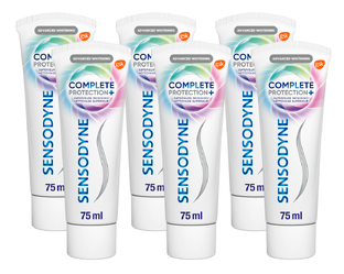 Sensodyne Complete Protection + Advanced Whitening Tandpasta Multiverpakking 6x75ML 