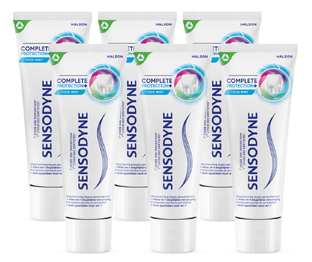 Sensodyne Complete Protection + Cool Mint tandpasta 6x75ML