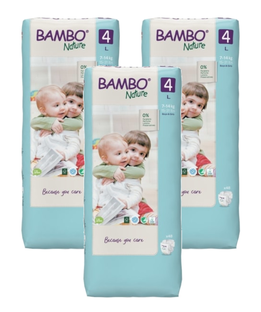 Bambo Nature Luiers Maat 4 L - Multiverpakking 3x48ST Bambo Nature Luiers Maat 4 L - Multiverpakking 3x48ST