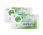 Dettol 2in1 Hygiënisch Doekjes Duo 2x12ST