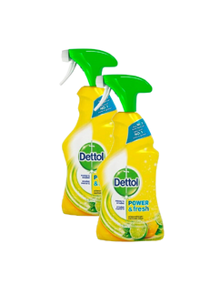 De Online Drogist Dettol Power & Fresh Allesreiniger Citrus Spray Duo 2x500ML aanbieding