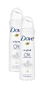 Dove Original 0% Deodorant Spray Duo 2x150ML
