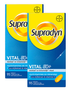 De Online Drogist Supradyn Vital 50+ Tabletten - Duoverpakking 2x95TB aanbieding