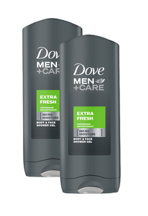 Dove Men+ Care Extra Fresh Douchegel Duo 2x400ML